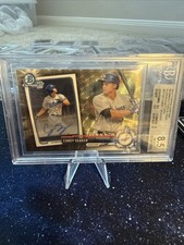 Marketplace image: 2017 Topps Chrome Bowman Then & Now Superfractor Corey Seager #BTN-8 1/1 BGS 8.5