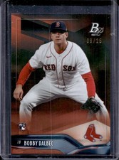 2021 Bowman Platinum Bobby Dalbec RC Orange Rookie #/25 Red Sox