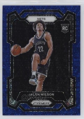 2023-24 Panini Prizm Fast Break Blue 3/150 Jalen Wilson #128 Rookie RC v9t
