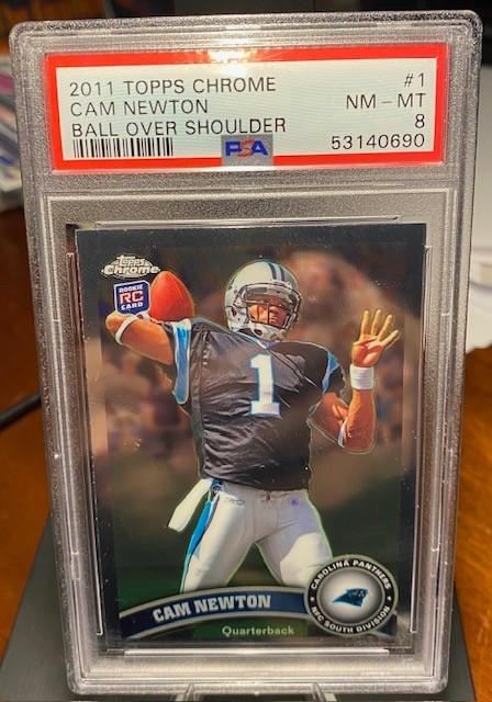 2011 Topps Chrome - Cam Newton #1 Throwing Ball (RC)
