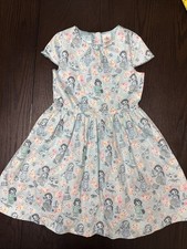 Disney Store Animators Collection Princess Dress Girls 9/10 Blue Belle Jasmine