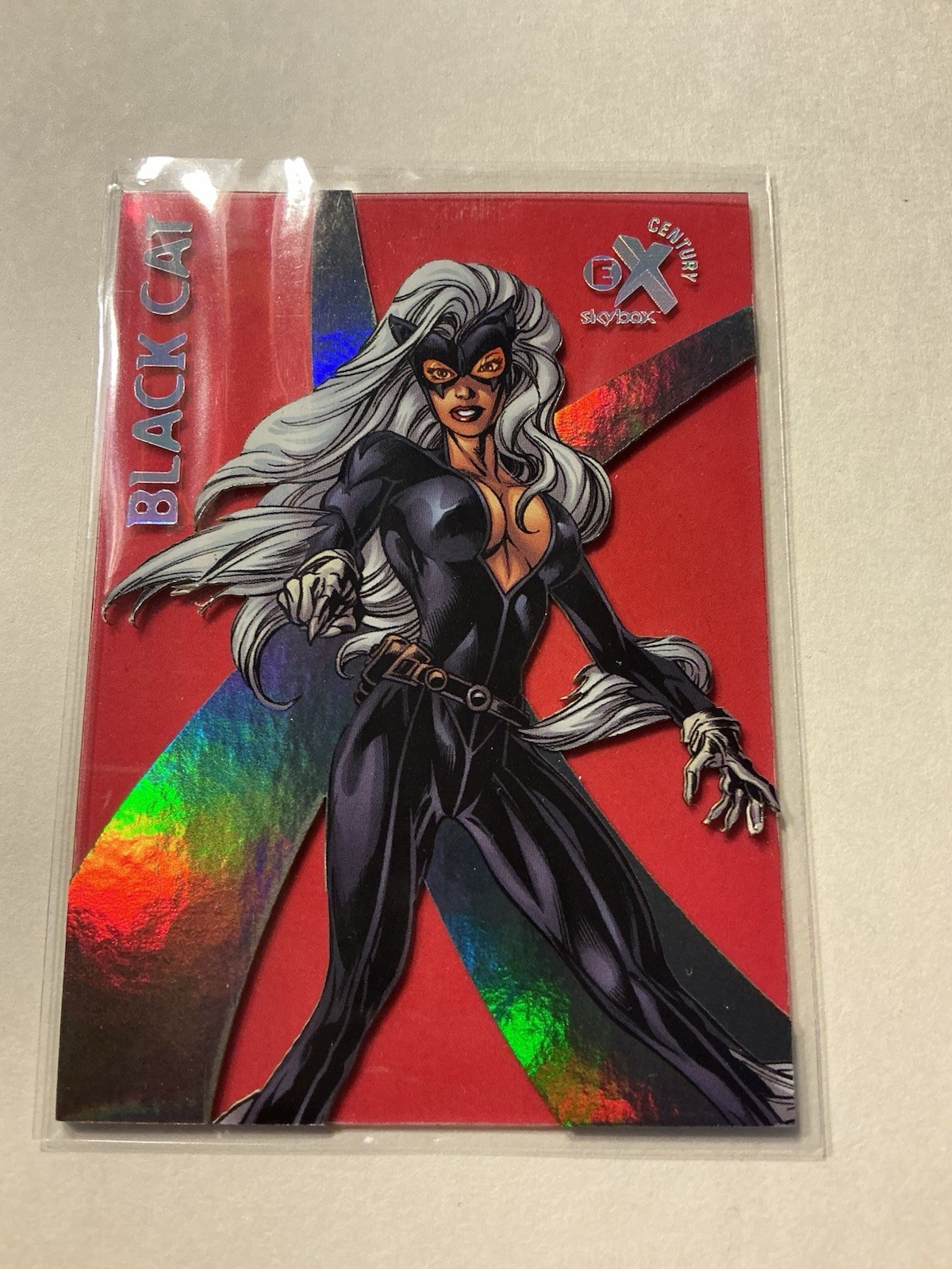 2017 Fleer Ultra Spider-Man Trading Cards Ex Century Red Black Cat 17/31