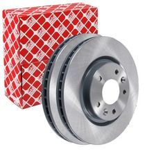 2X FEBI BREMSSCHEIBEN Ø295,3mm VORNE PASSEND FÜR NISSAN LEAF QASHQAI X-TRAIL