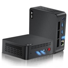 Mini PC AMD Ryzen 5 3500U, 8GB DDR4 RAM 256GB NVMe SSD Black