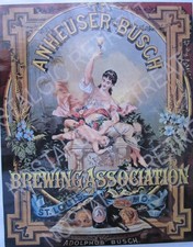 Brewery - Anheuser- Busch - Saloonwerbung