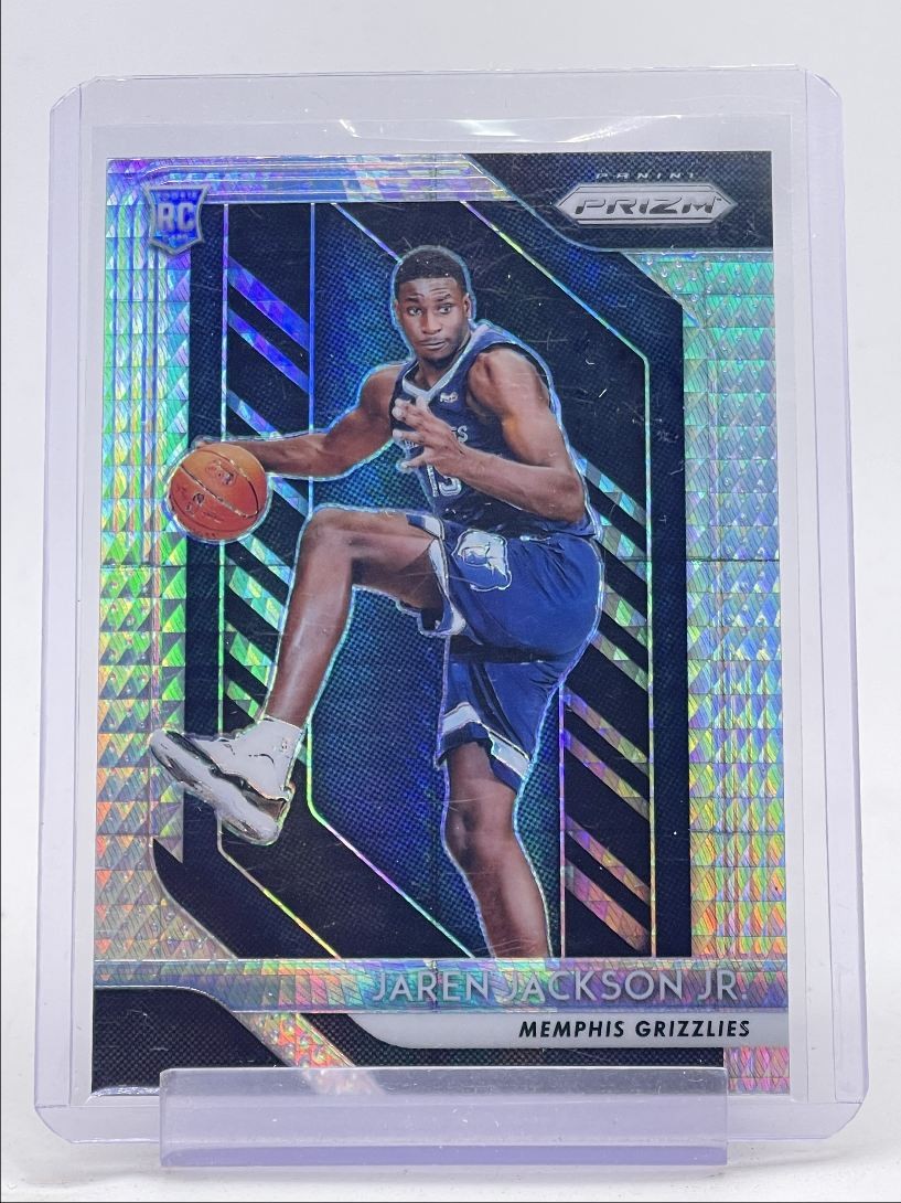 JAREN JACKSON JR. 2018-19 PANINI PRIZM ROOKIE HYPER GRIZZLIES RC Q4945