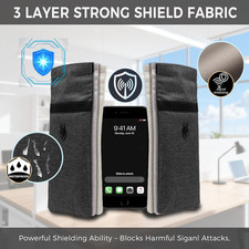 Faraday Bags Phones 2 Pack Go Dark Bags Cell Phones Signal Blocking Case RFID