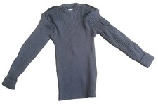 Genuine RAF Crew Neck Heavy Jumper 100cm Blue Grey Woolly Pully Cadet ATC, Used