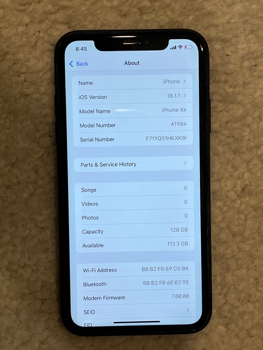 READ - Apple iPhone XR 128GB Unlocked A1984 (CDMA + GSM
