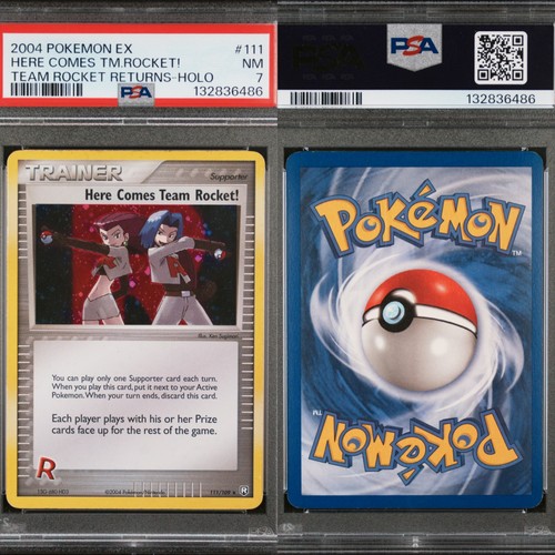 Here Comes Team Rocket! graded PSA 7 for sale on eBay