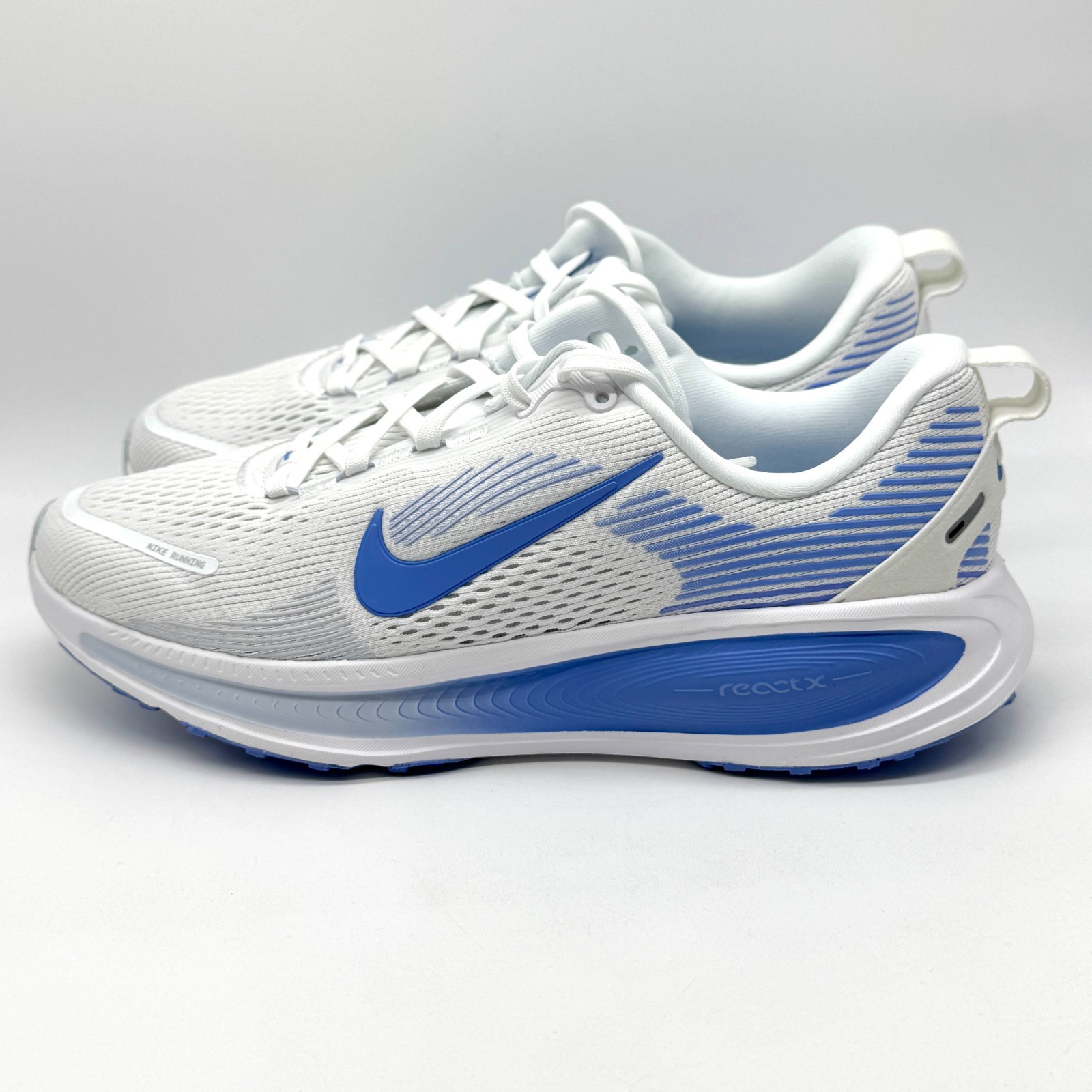 Nike Vomero 18 White Blue Shoes Sz 6.5Y / Womens 8 New Running HQ2157-109 thumbnail 3