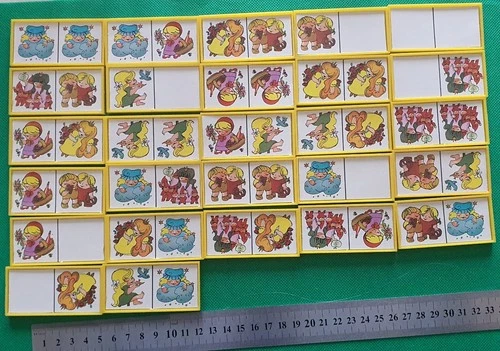 Dominoes for children, fairy tales theme, GDR, BIGGI-Plast