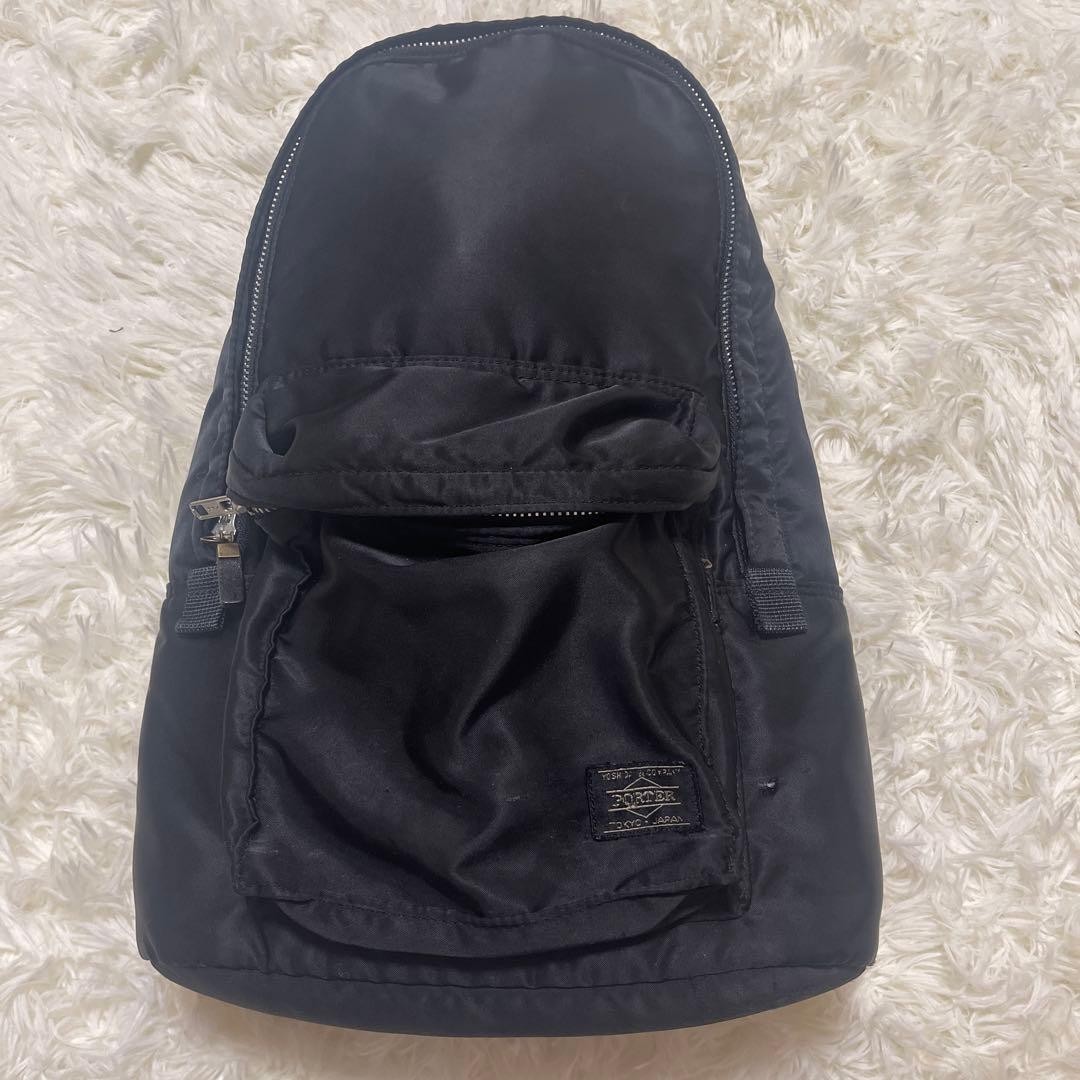 PORTER Yoshida Tanker Backpack Black Made in Japan Authentic