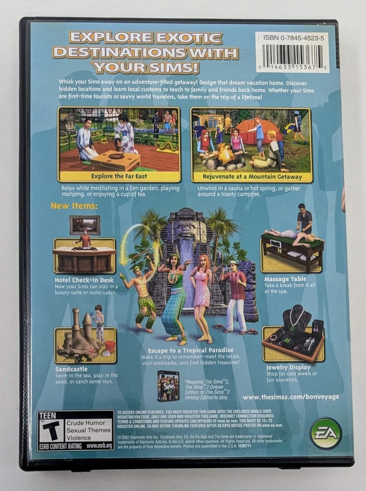 The Sims 2: Bon Voyage Expansion (2007) - EA Games - PC (Tested) - Image 3 of 4