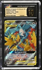 MOLTRES ZAPDOS ARTICUNO GX UR #66/68 - 2019 POKÉMON HIDDEN FATES CGC PRISTINE 10 on eBay