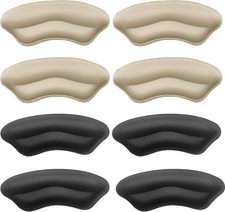 Heel Pads for Shoes 4 Pairs - Heel Cushion Inserts Grips, Heel Protectors for Wo