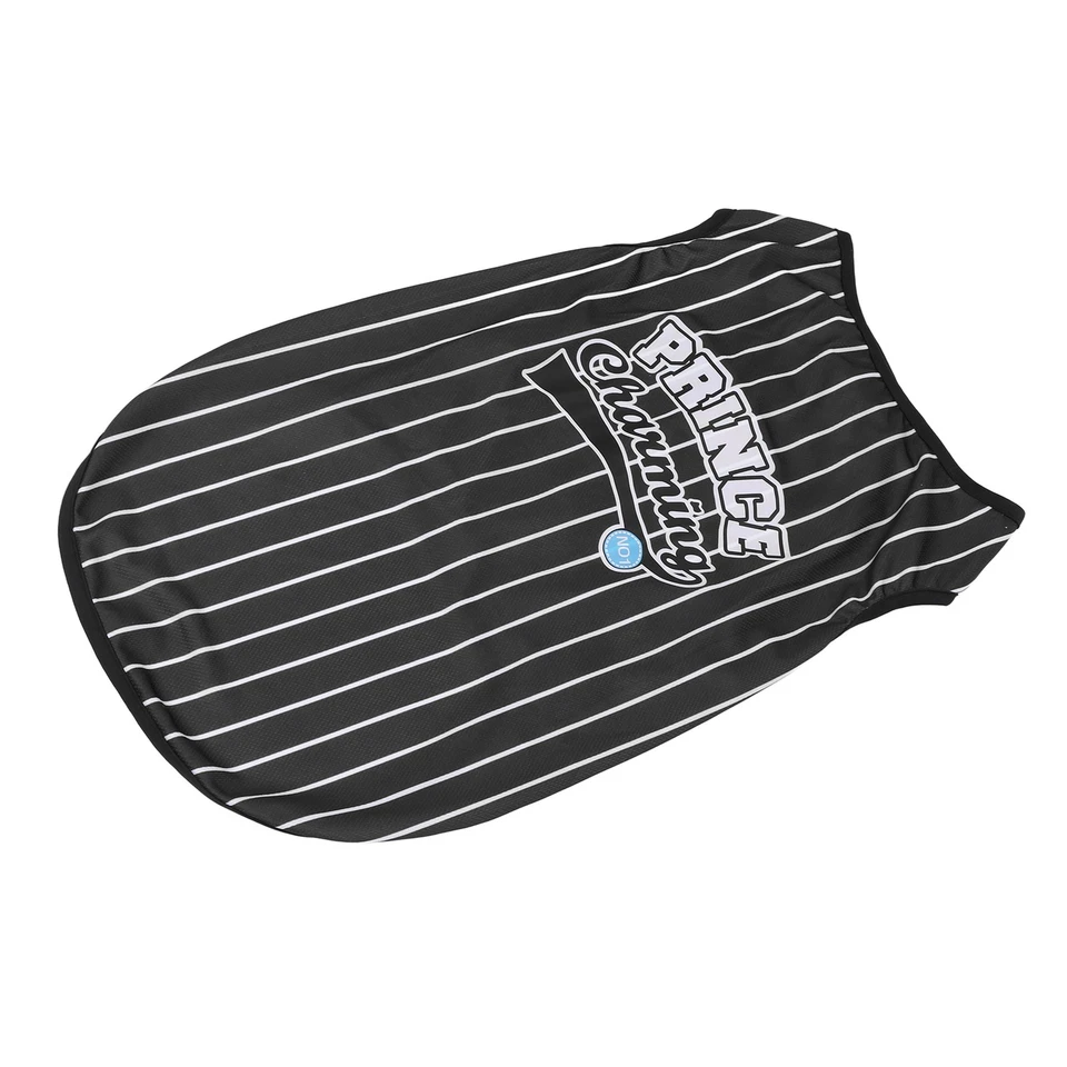 Dog Mesh Vest Shirt Striped Football Basketball Pet World Cup Apparel Black 5XL - Image 4 of 4