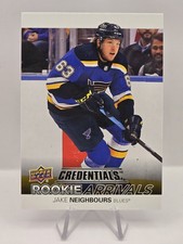 2021-22 Upper Deck Credentials #RA-22 Jake Neighbours Rookie Arrivals