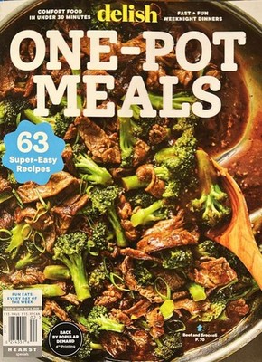 Delish, One Of- Pot Meals Magazine Issue 2 Free Shipping