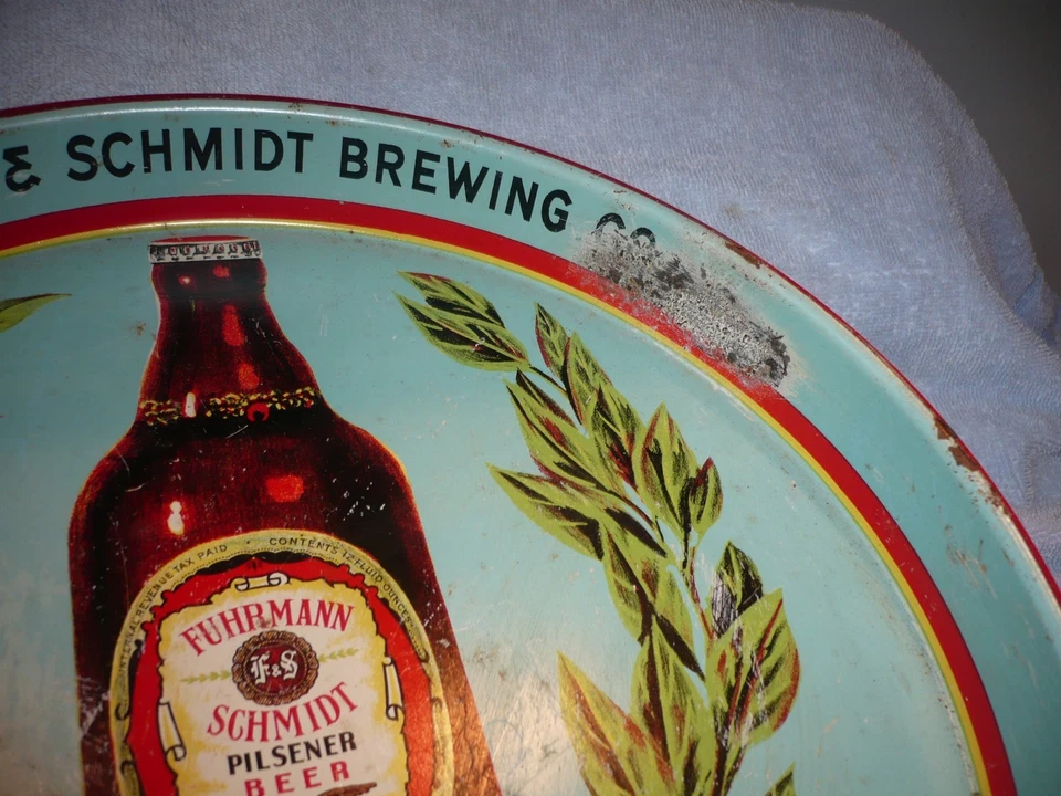 Vintage Fuhrmann & Schmidt Beer Tray F&S Brewing Co Shamokin, PA - Image 3 of 4