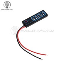 LED Digital Lead Acid Lithium Li-ion Battery Capacity Level Indicator Voltmeter