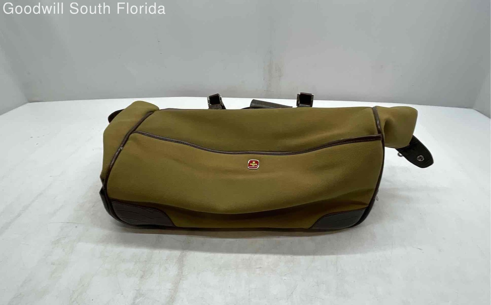 Swiss Gear Unisex Beige Brown Carry On Rolling Wheeled Duffl