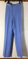 NWT Vintage JC Penney Motion Pant Polyester Blue High Rise 80s Classic Workwear
