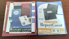 Report Cover Duo-Tang & ACCO Report Covers New In Package, 10 Each Pack