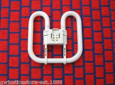 2D light bulb 21 watt GE POLYLUX F212D/827/4p compact fluorescent 21w 2700K CFL 