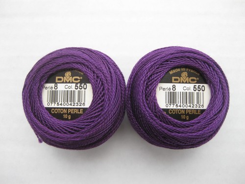 DMC Cotton Perle Thread Size 8 Needlepoint 10g France Lot of 2 - Picture 42 of 113