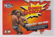 Jack Perry 2022 Upper Deck Skybox Metal AEW Bonzo Gonzo Card # BG-16 $1 Shipping