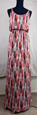 Bobeau sz S Maxi Dress knit multi color sleeveless tank stretchy 0816