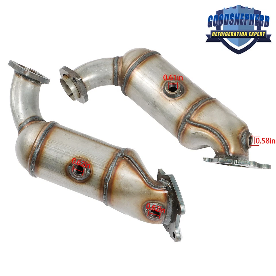 Conversor catalítico Bank 1 e 2 para Chrysler Town & Country V6 3.6L 2011-15/2016 - Imagem 3 de 4