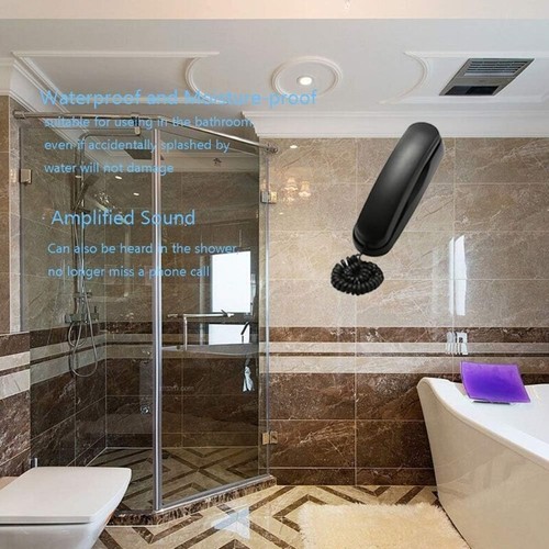 TC990 Landline Wall Fixed Telephone with Mute-and Redial Wall Phone - Zdjęcie 4 z 10