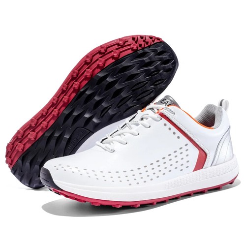 Herren Profi Golf Spikes Schuhe Wasserdicht Rutschfest Wandern Schuhe - Bild 30 von 34