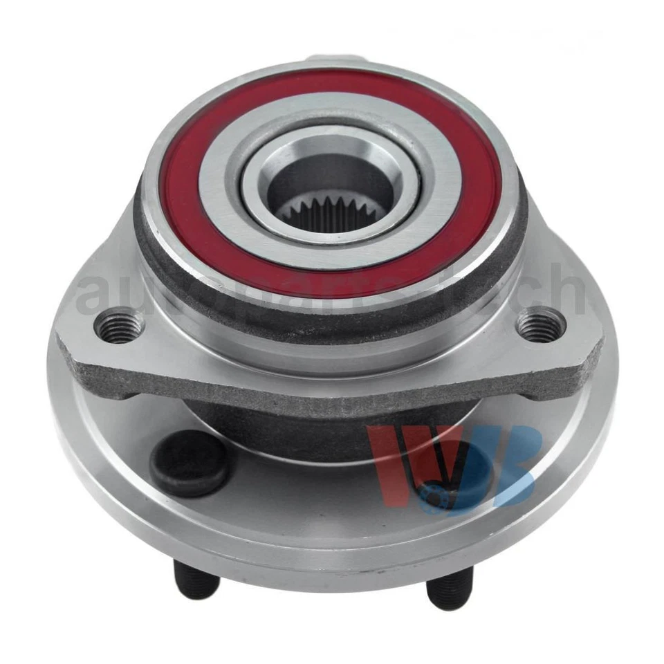 2 件 WJB 前轮轴承和轮毂组件适用于吉普切诺基 1999 2000 2001 — 第 3/3 张图片