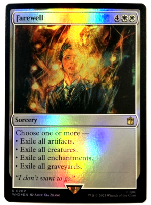 MTG Farewell *FOIL* Doctor Who 207 NM | eBay