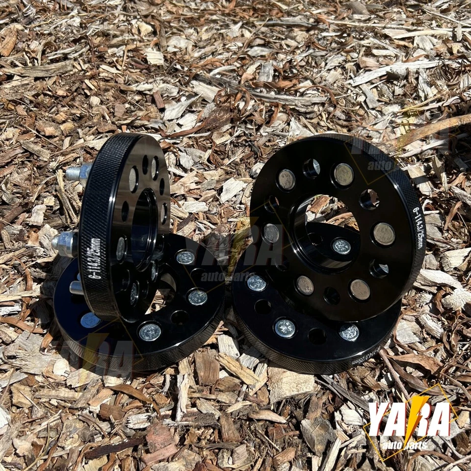 Espaciadores de rueda centrados en buje Premium de 25 mm 6x114,3 a 6x114,3 para Nissan Navara D40 Foto 3 de 4