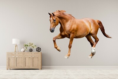 3D Groß Pferd C332 Tier Wallpaper Wandbild Poster Wandaufkleber Abziehbild Zoe