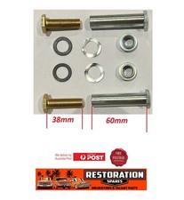 HOLDEN FX FJ SEAT BELT DOOR PILLAR BODY CRUSH TUBE BOLT SET (pair 2)