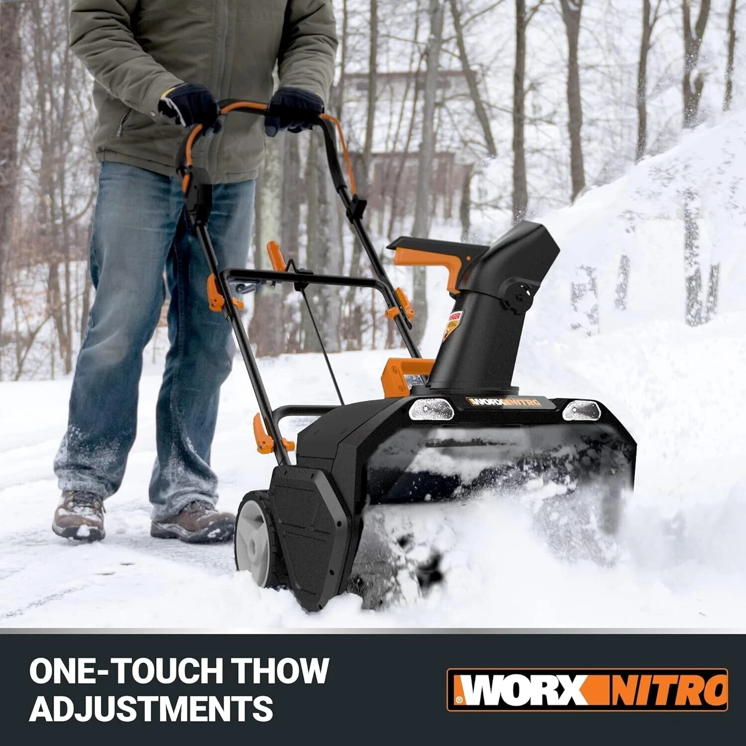 40V 20" Cordless Snow Blower with Brushless Motor - WG471❄️