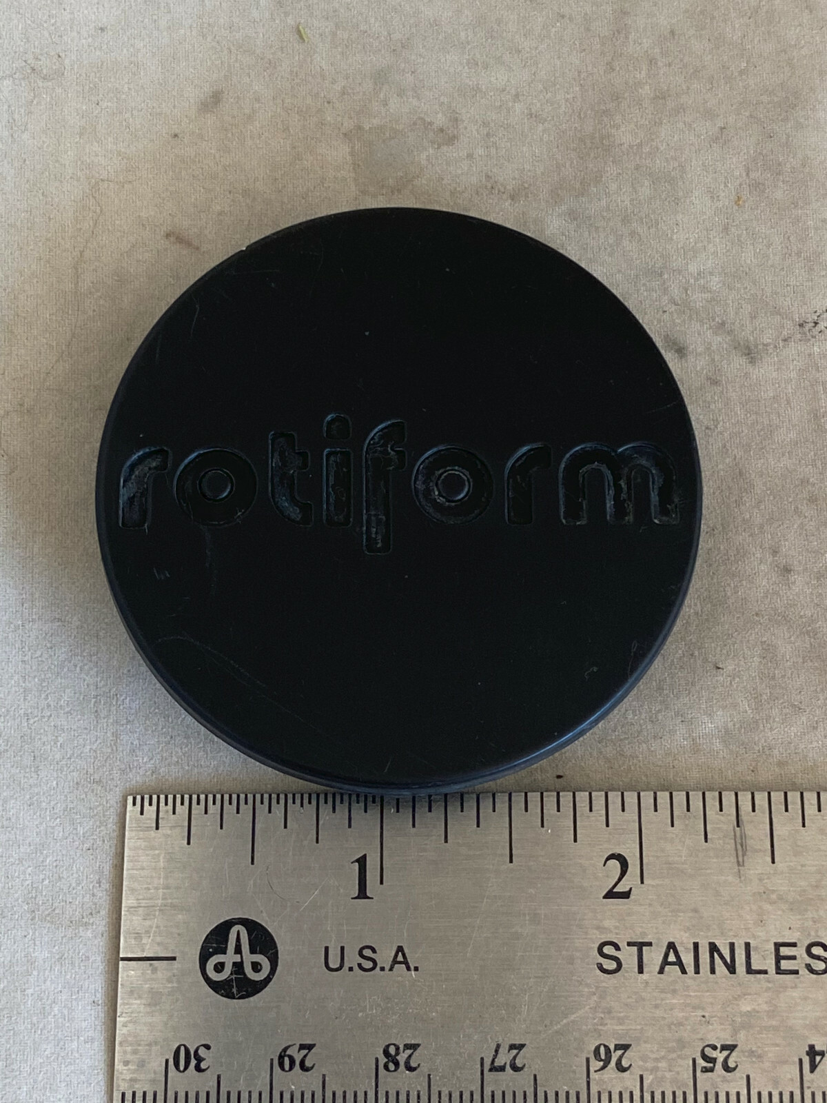 Rotiform Custom Wheels Wheel Rim Matte Flat Black Hub Cover Center Cap 1001BK04-image