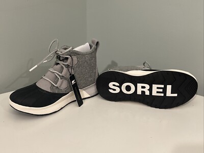 SOREL Out N About III Classic Waterproof Boot Gray Sparkle