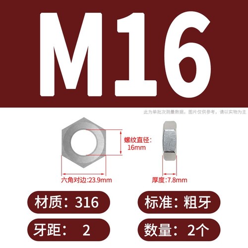 Thin Half Lock Nut A2/A4 Stainless Steel DIN439 Low Profile Half Lock Nut M2-M30 - Picture 26 of 60