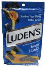 Luden's Soothing Throat Drops Honey Licorice 30 ct Pack of 1