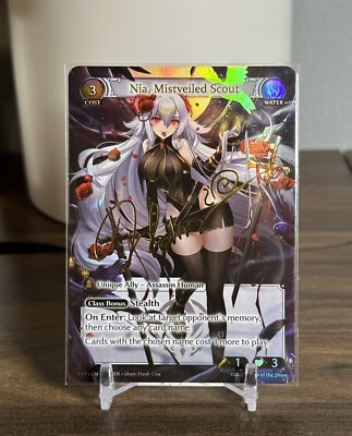 Grand Archive DOA Nia, Mistveiled Scout Signed CSR EVP Exclusive