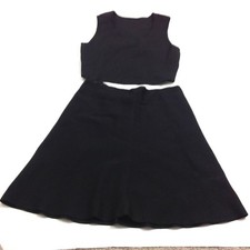 D2 Guess By Marciano Fit & Flare Bandage Dress Size M Black Sleeveless FLAW