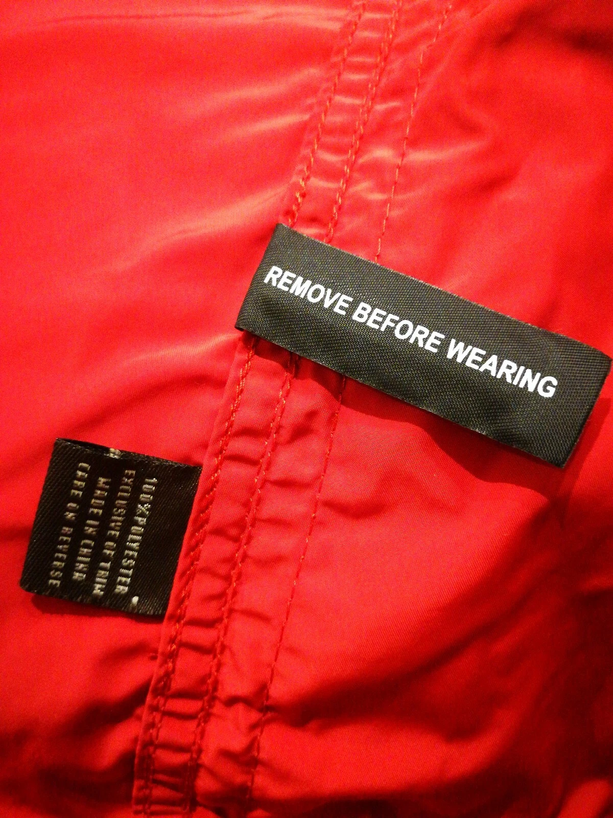 CAPPOTTO COACH UOMO ROSSO MEDIO CON COACH ANTIPOLVERE E CAPPUCCIO TAGLIA M