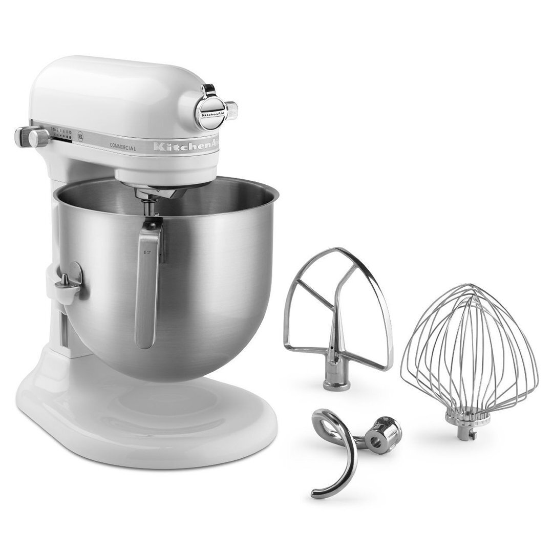 KitchenAid 8 Quart Commercial Stand Mixer (NSF) - White | eBay