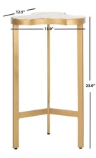 Safavieh Suki Agate Tripod Accent Table, Reduced Price 2172714863 ACC3701A